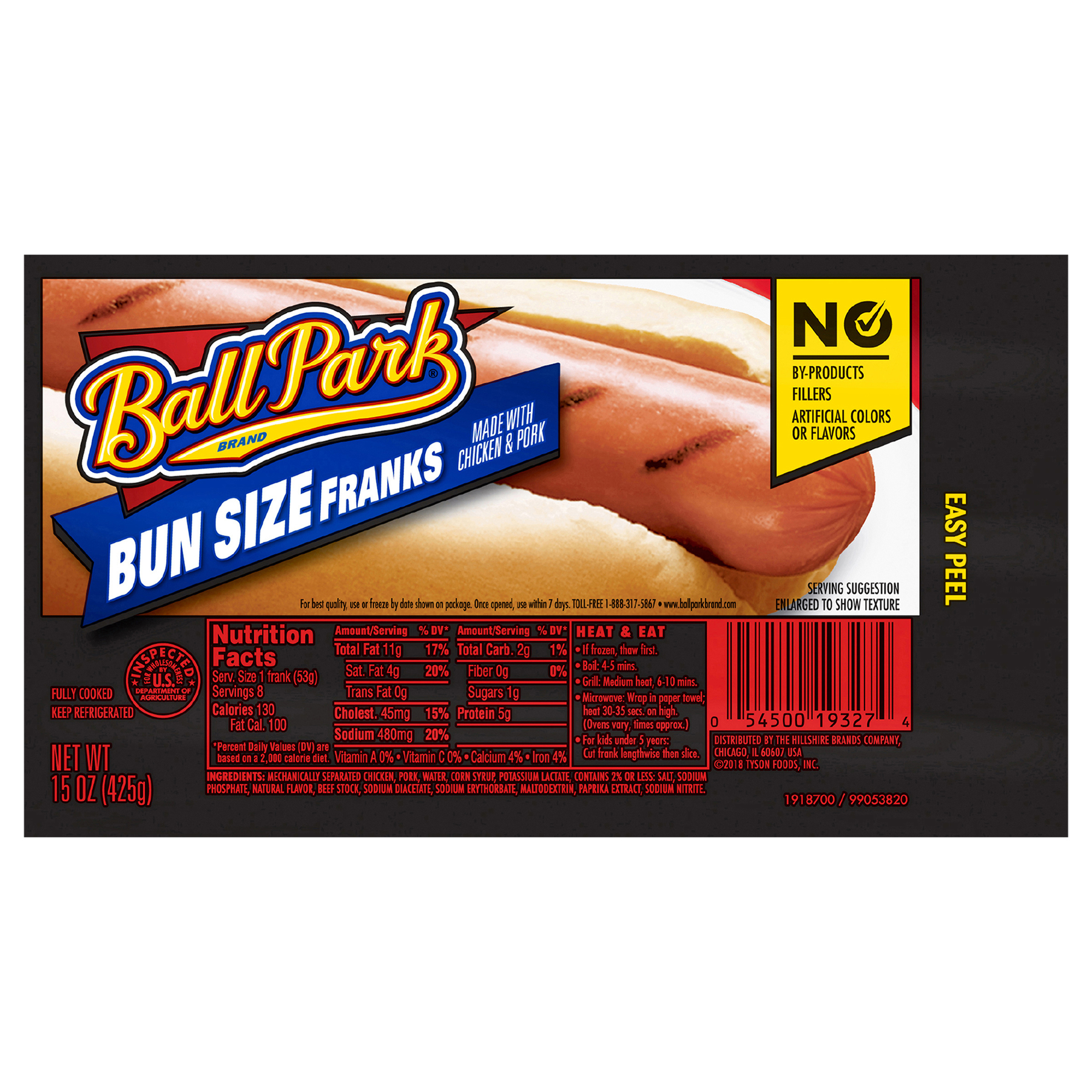 Ball Park Ball Park Franks Bun Size - 8 ct