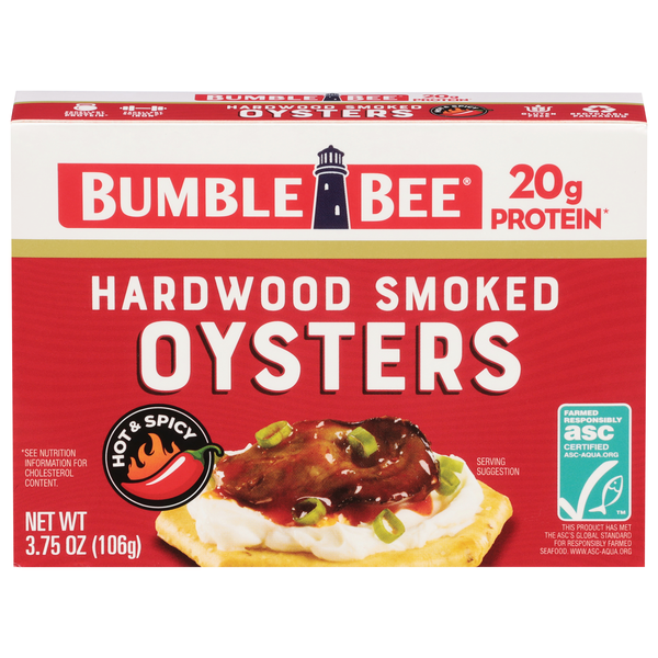 Bumble Bee Hot & Spicy Smoked Oysters