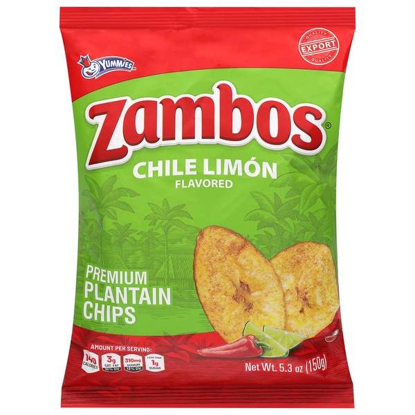 Zambos Limon Flavored Plantain Chips