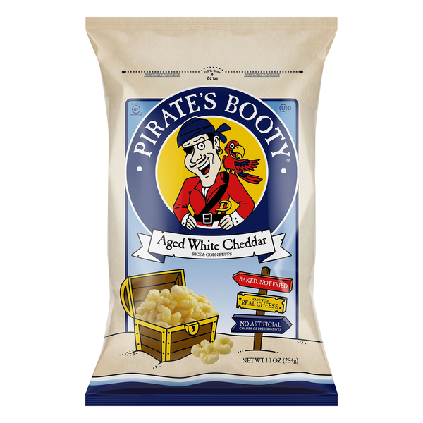 Pirate's Booty Aged White Cheddar Rice & Corn Puffs