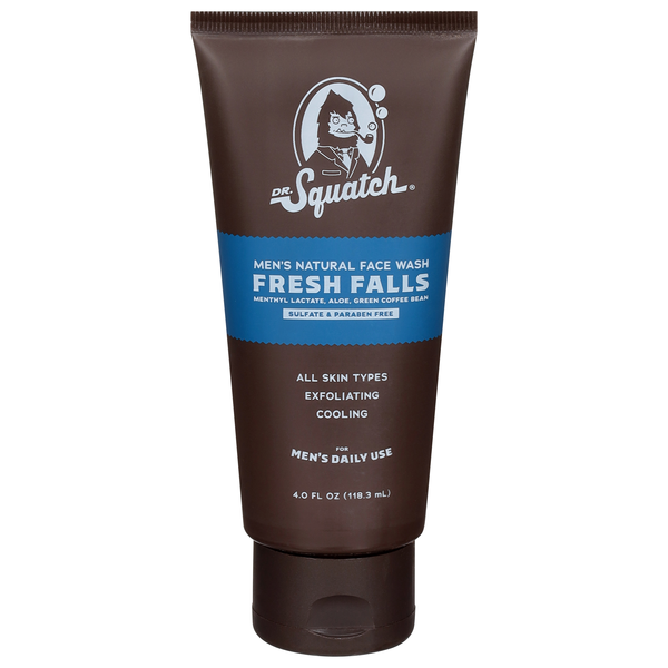 Dr. Squatch Fresh Falls Men's Natural Face Wash