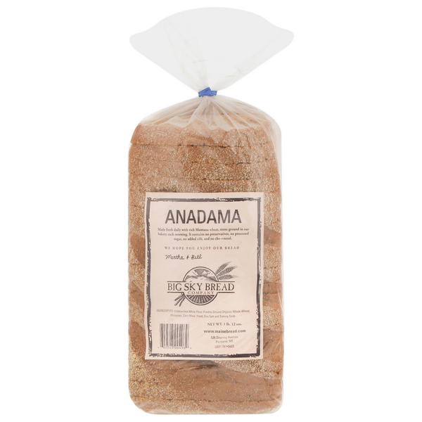 Big Sky Bread Co. Anadama Sliced Bread Loaf
