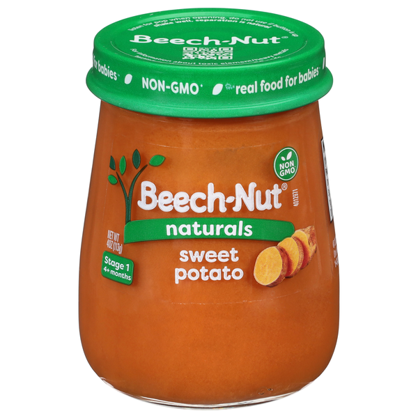 Beech-Nut Naturals Stage 1 Baby Food Sweet Potatoes