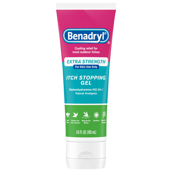 Benadryl Extra Strength Itch Relief Stopping Gel