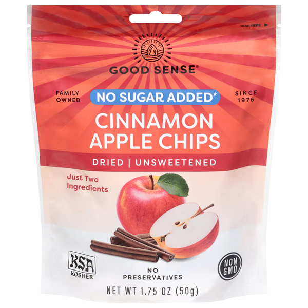 Good Sense Dried Fruit Cinnamon Apple Chips