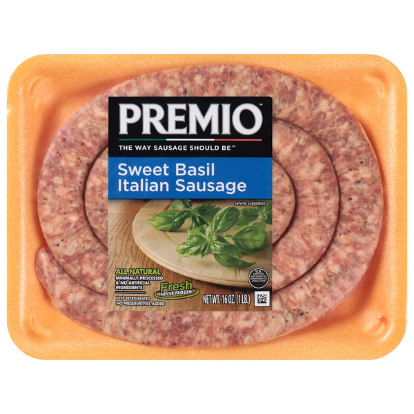 Premio Sweet Basil Italian Sausage Rope