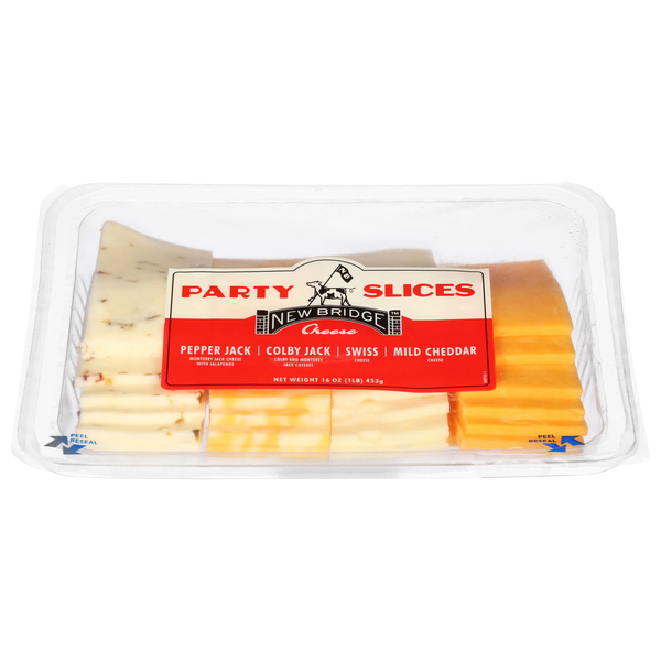 New Bridge Party Slices Assorted Cheese Slices