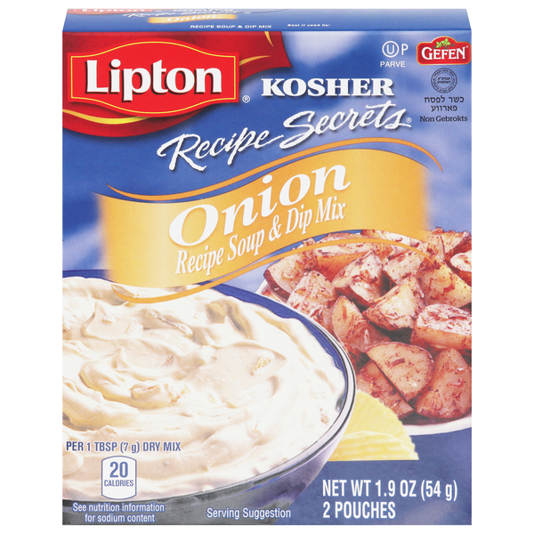 Lipton Recipe Secrets Onion Soup & Dip Mix Kosher For Passover - 2 ct