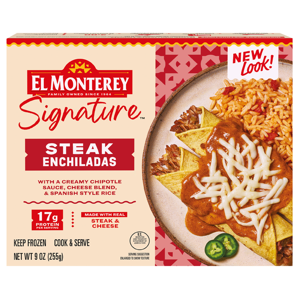 El Monterey Signature Steak Enchiladas Frozen Meal