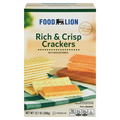 Food Lion Rich & Crisp Crackers