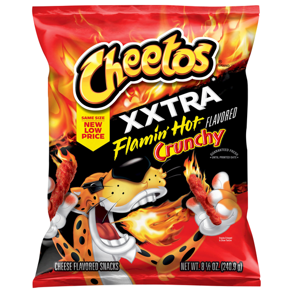 Cheetos Crunchy XXtra Flamin Hot Cheese Flavored Snacks