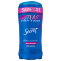 Secret Outlast Powder Antiperspirant Deodorant Clear Gel 2.6 oz/2 ct