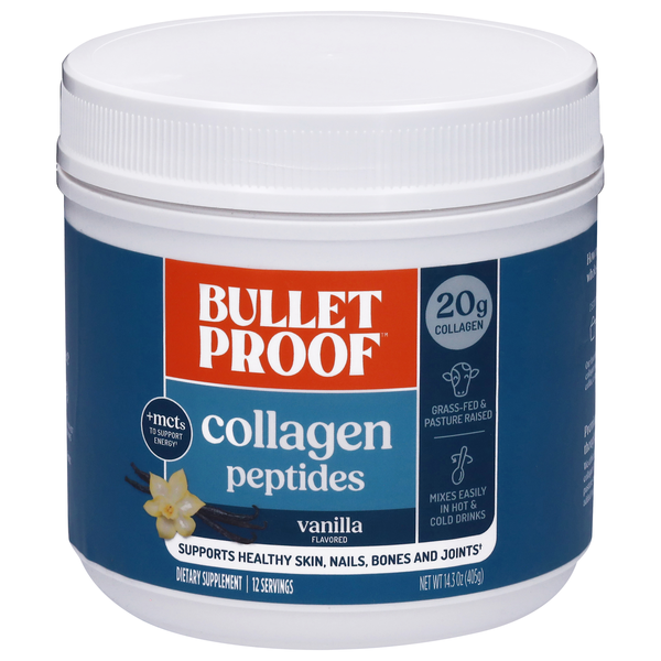 Bulletproof Vanilla 20g Collagen Peptides Powder