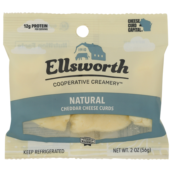 Ellsworth Natural Wisconsin Cheddar Cheese Curds