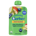 Gerber Organic 2nd Baby Food Pear Blueberry Apple Avocado