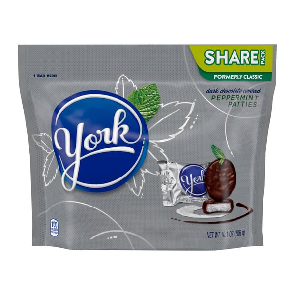 Save On York Peppermint Patties Dark Chocolate Covered Share Pack Order 