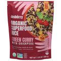 Jasberry 90 Second Microwave Organic Green Curry Superfood Rice Mix