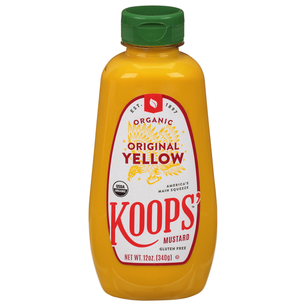 Save on Koops' Organic Original Yellow Mustard Order Online