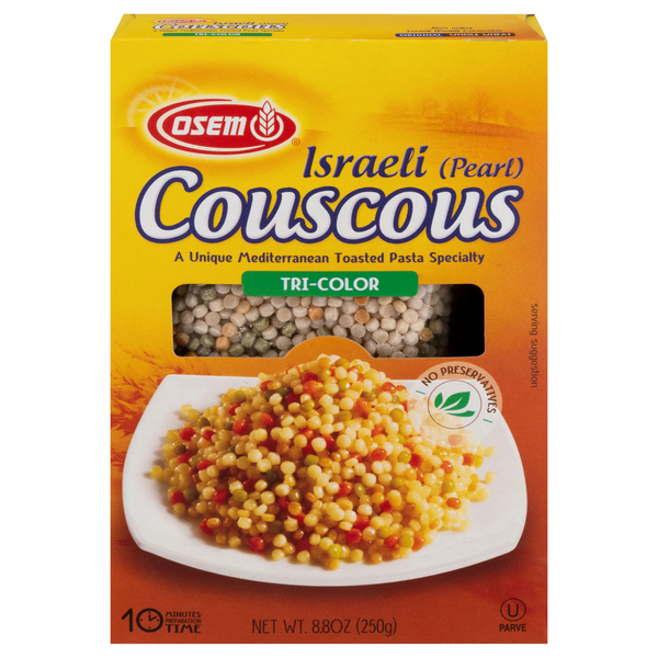 Osem Tri-Color Pearl Israeli Couscous