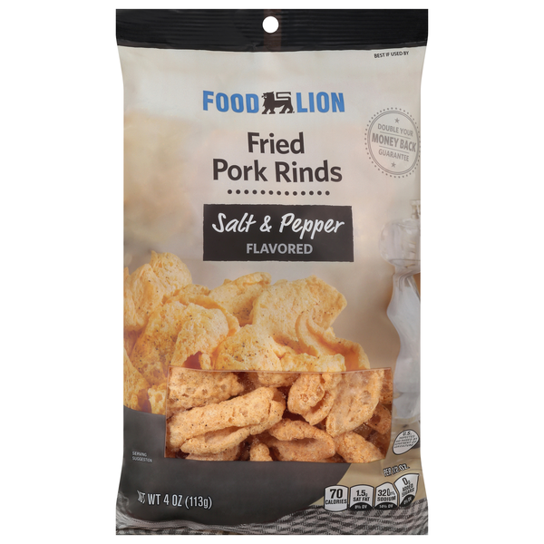 Food Lion Salt & Pepper Flavored Pork Rinds