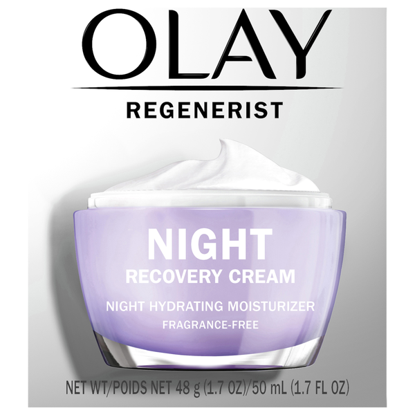 Olay Regenerist Night Recovery Cream Moisturizer Fragrance Free