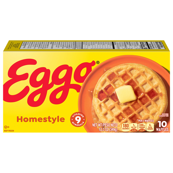 Eggo Homestyle Waffles - 10 ct Frozen