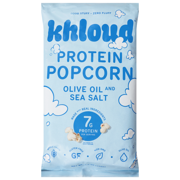 Khloud Olive Oil & Sea Salt Protein Popcorn