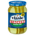 Vlasic Stackers Kosher Dill Pickles Flat Sliced