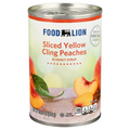 Food Lion Sliced Yellow Cling Peaches in Heavy Syrup