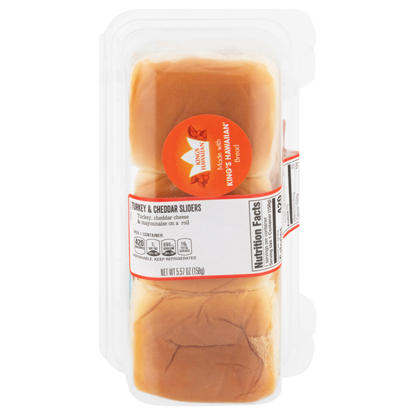 Taylor Farms Turkey & Cheddar Sliders - 3 ct