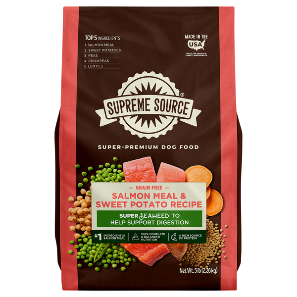 Supreme Source Grain Free Salmon Meal & Sweet Potato Recipe Dry Dog Food