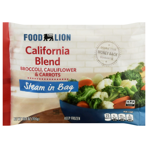 Food Lion Steam in Bag California Blend Vegetables Frozen