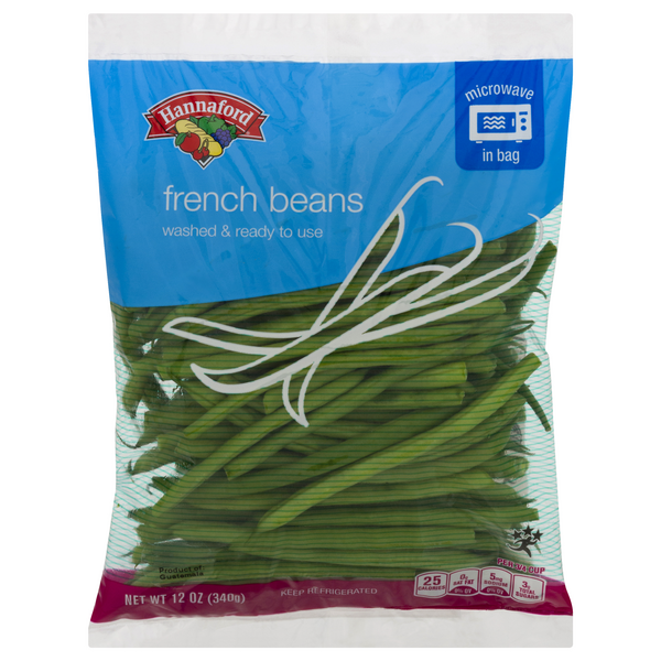 Hannaford French Beans Microwaveable Bag