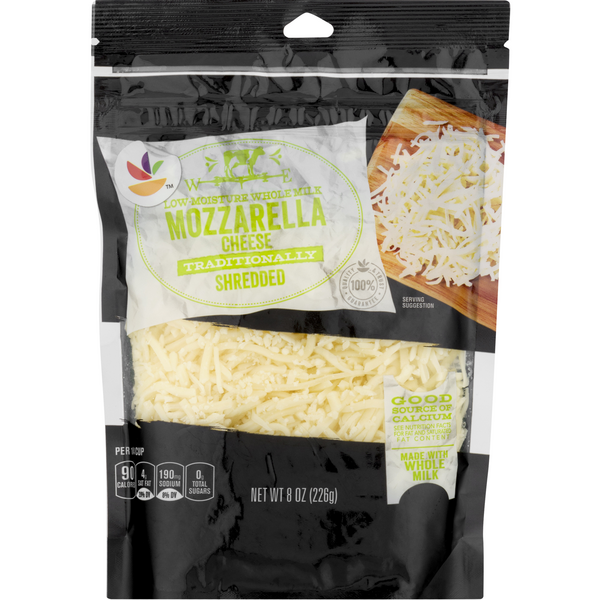 Save on Stop & Shop Mozzarella Cheese Whole Milk Traditionally Shredded Order Online Delivery