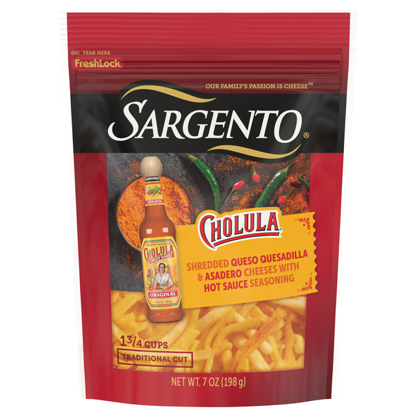 Sargento Cholula Queso Quesadilla & Asadero Shredded Cheeses