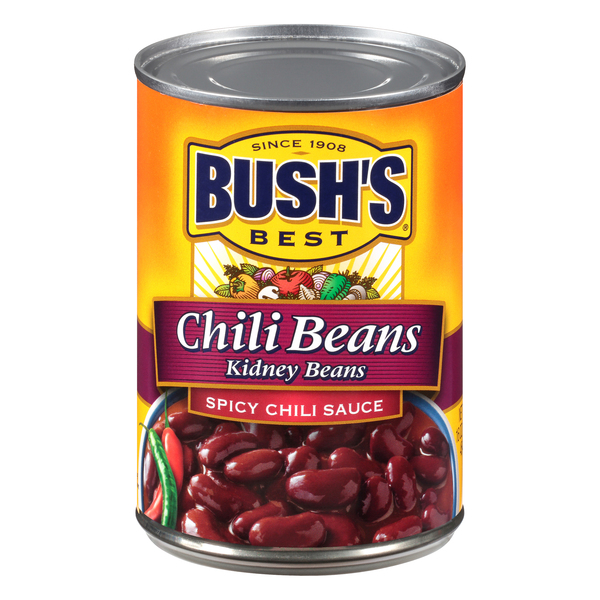 Save on Bush's Best Chili Beans Kidney Beans Spicy Chili Sauce Order