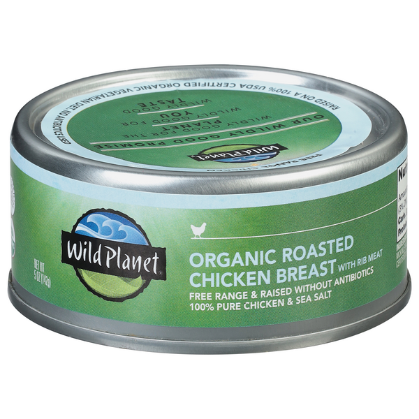 Wild Planet Organic Roasted Chicken Breast & Sea Salt