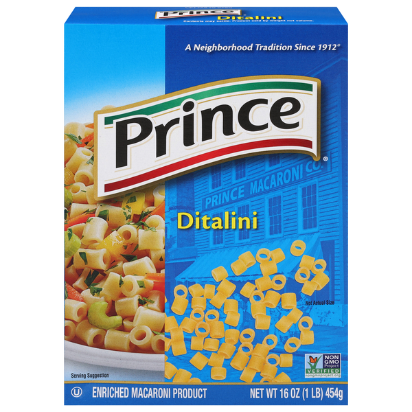 Prince Ditalini Macaroni Pasta