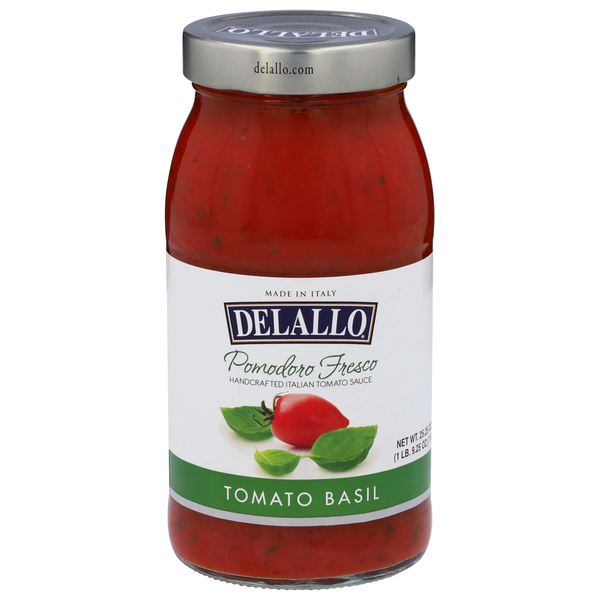 DeLallo Pomodoro Fresco Plum Tomato Basil Pasta Sauce