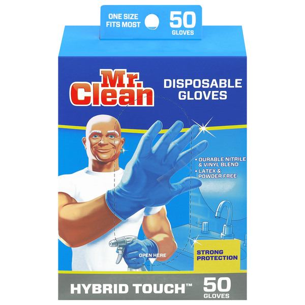 Mr. Clean Latex-Free Multi-Purpose Extra Strength Protection Disposable Gloves