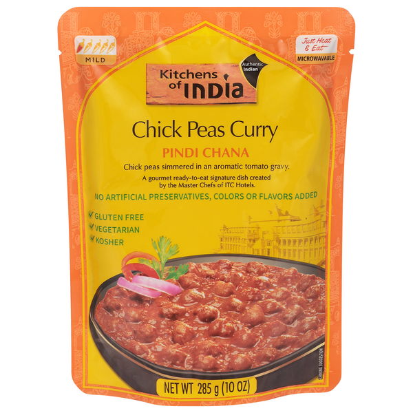 Save on Kitchens of India Just Heat & Eat Pindi Chana Chick Peas Curry
