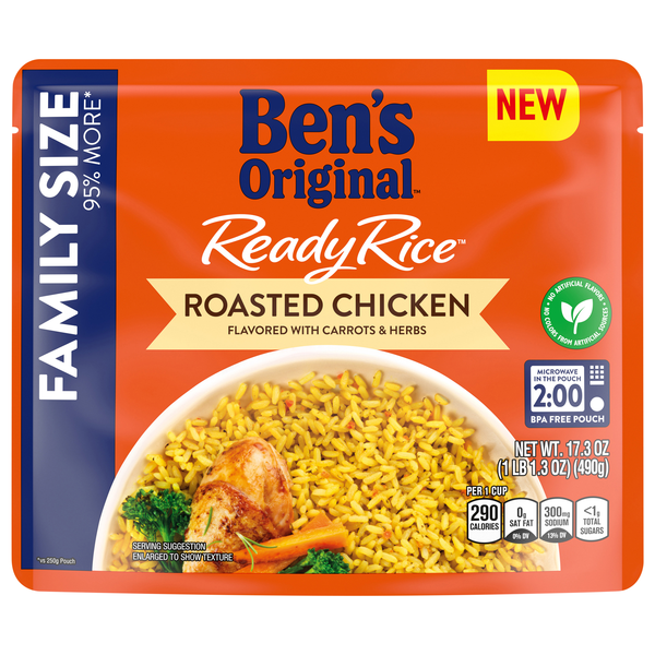 Ben's Original Ready Rice Roasted Chicken Microwave Family Size