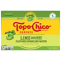 Topo Chico Sabores Lime with Mint Sparkling Water - 8 pk