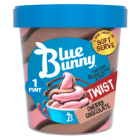 Blue Bunny Twist Cherry Chocolate Frozen Dairy Dessert | Stop & Shop