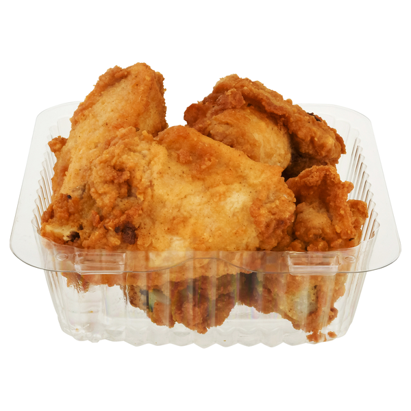 Giant Mild Breaded Chicken Wings Hot. Avail 12pm - 7pm)