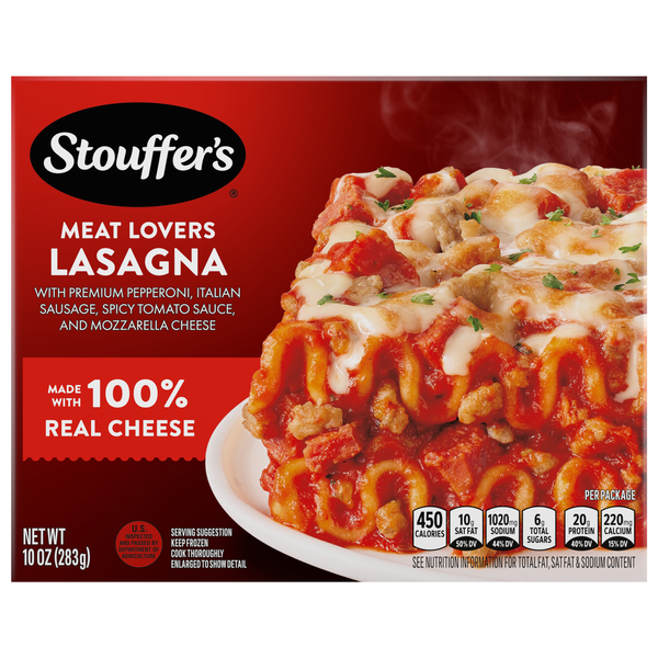 Stouffer's Meat Lovers Lasagna Frozen Meal