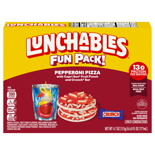 Lunchables Pizza with Pepperoni & Capri Sun