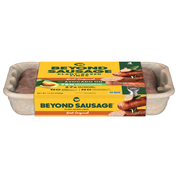 Beyond Plant-Based Vegan Original Brats Sausage - 4 ct