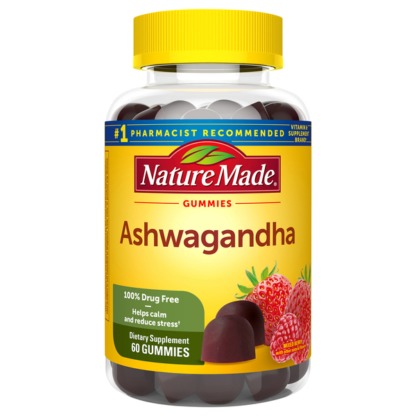 Nature Made Ashwagandha Gummies Mixed Berry