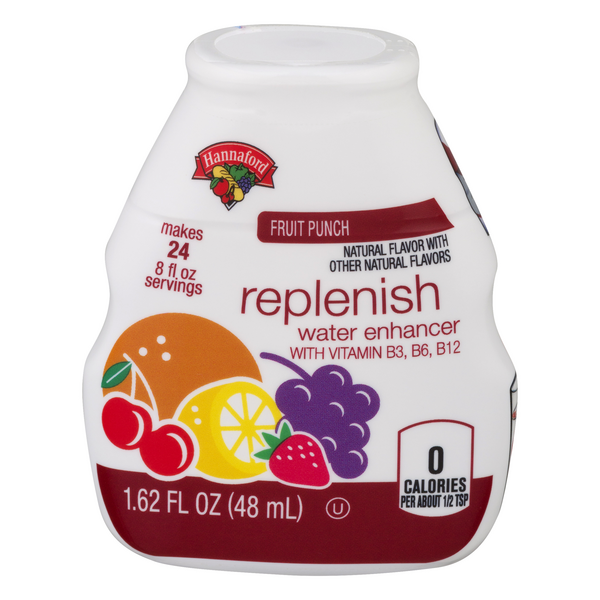 Hannaford Replenish Water Enhancer Fruit Punch